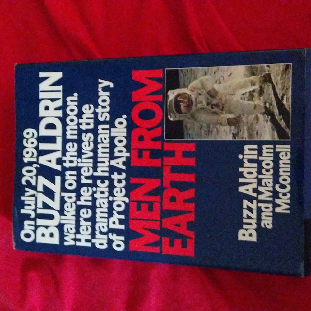 Men From Earth, Buzz Aldrin HB Book 1st Edition 1989